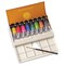 Sennelier French Artists' Watercolor Set - Set of 8, Travel Set with Size 0 Brush, Assorted, 10 ml